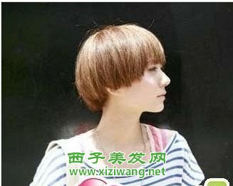 最新款非主流短發型圖片