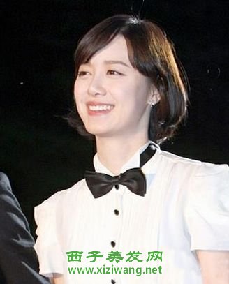 陽光小美女流行的短發(fā)發(fā)型
