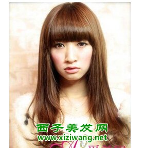 女生長發(fā)發(fā)尾微卷發(fā)型修臉效果超好