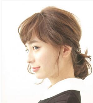 及肩短發怎么扎好看五款女生漂亮及肩短發扎法圖片和教程