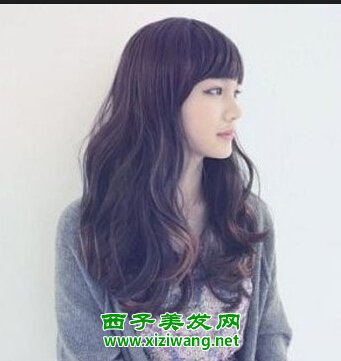 女生長發水波紋燙卷發型2022流行燙卷發型圖片大全
