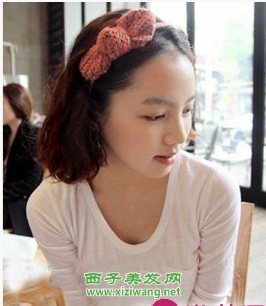 女生齊肩短發發型圖