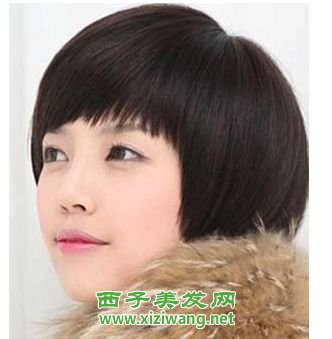 MM清純中短發型圖片