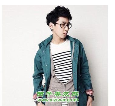 蓬松男士短發型設計