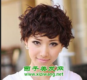 女生超短卷發(fā)發(fā)型圖片時(shí)尚洋氣有個(gè)性