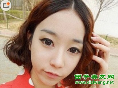 韓國中分短發蛋卷造型修臉又洋氣