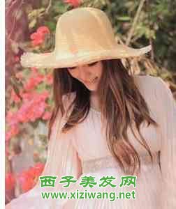 最新女生中長卷發發型設計圖片