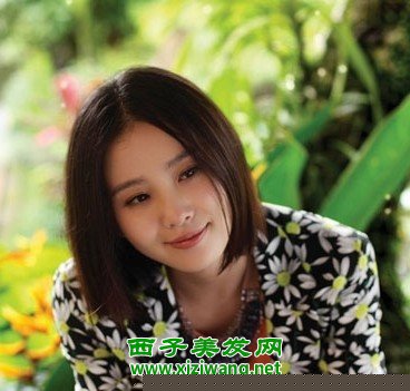 劉詩詩齊肩短發發型打造清純美女