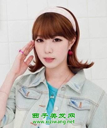 胖娃娃臉適合什么短發型圖片
