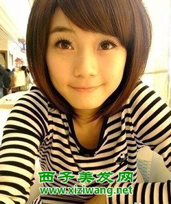 胖臉女生適合短發發型圖片可以讓臉蛋變瘦