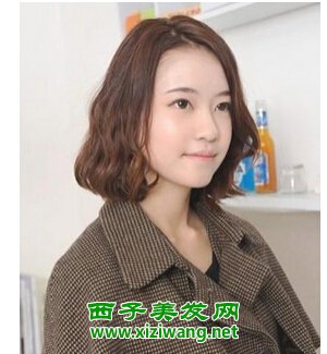 韓式短發蛋卷頭發型適合女學生的可愛發型