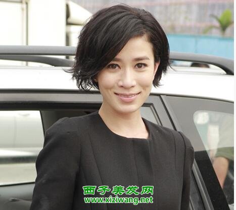 霸氣女生娃娃臉短發(fā)圖片精致又干練
