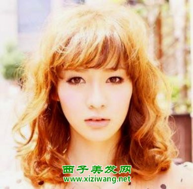 韓國空氣薄卷齊劉海發型適合時尚浪漫女生發型