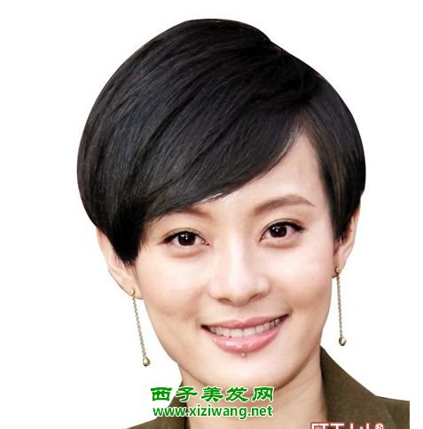 美女明星短發造型圖片美女短發圖片