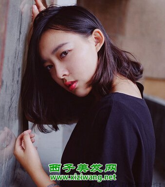 自然中短發造型圖片清純自然又顯干練