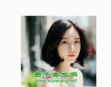 自然中短發造型圖片清純自然又顯干練