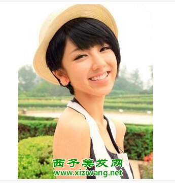 高個子女生短發型