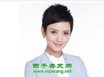 中性短發帥氣發型圖片輕松變中性美女