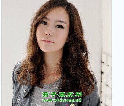 五款可愛偏分長卷發造型輕松變乖乖女