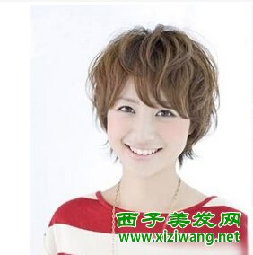 圓臉女生中短發紋理發型絕對另類個性女短發造型