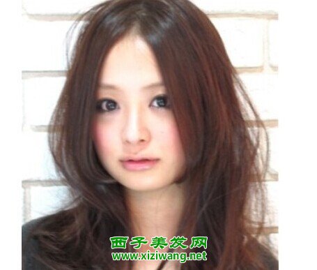 女生可愛小波浪卷發發型