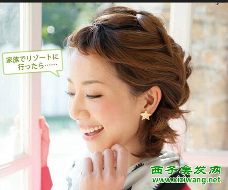 5款露額短發發型扎發圖片簡單又清爽