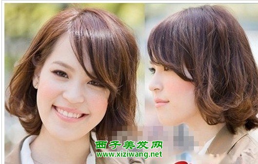薄劉海短發發型夏季最適合劉海造型