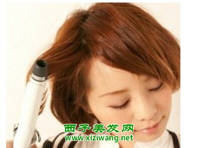 長劉海短頭發怎么扎好看