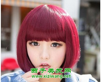 90后女生直發(fā)短發(fā)發(fā)型清新淑女氣質(zhì)盡顯