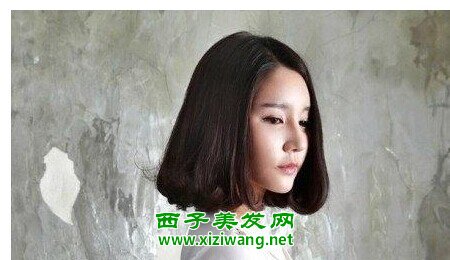 沒有劉海的短發(fā)發(fā)型露出好看額頭