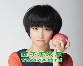 小蘑菇頭短發發型圖片能快速變可愛的發型