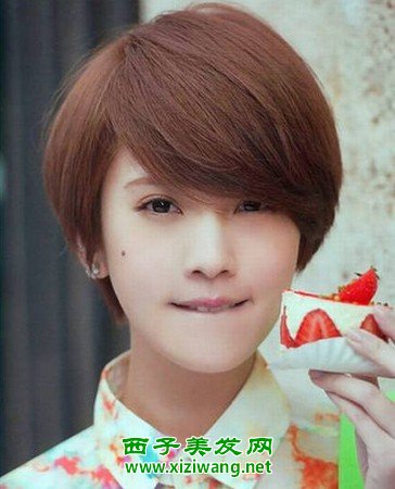 圓臉女明星短發發型圖片跟著明星打理短發型