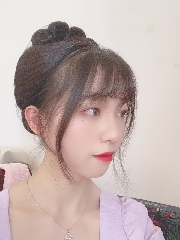大明少女來報道：怎么我的盤發就這么Emmm