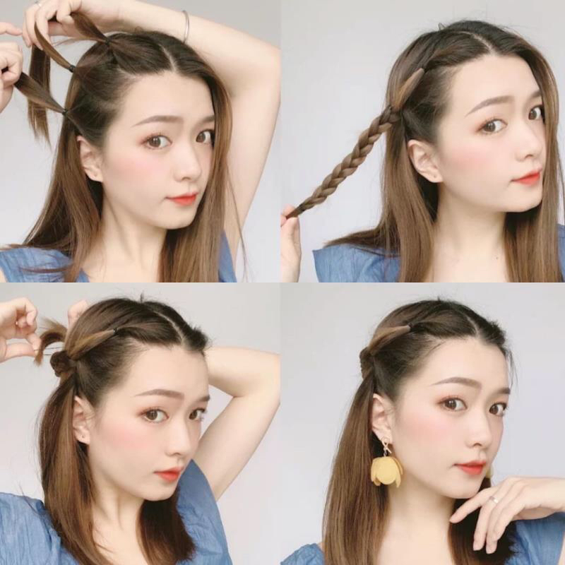 減齡又元氣感UP的4款夏日清涼編發(fā)完整教程