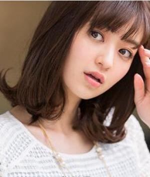 韓式流行齊肩女生短燙發發型圖片