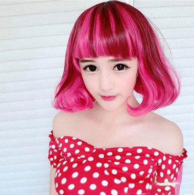 外翻波波頭女生短發森女風十足的短燙發