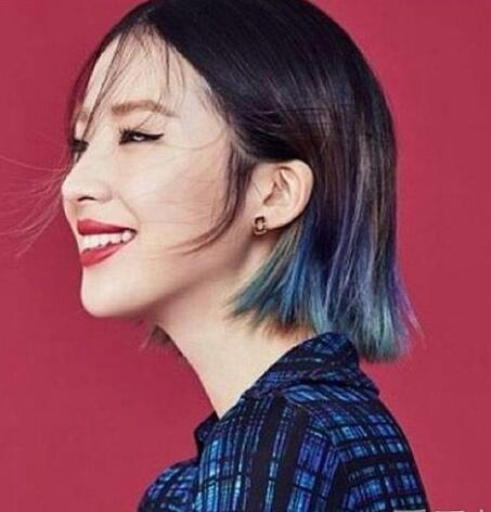 圓臉眼睛不大適合的短發女生發型圖片