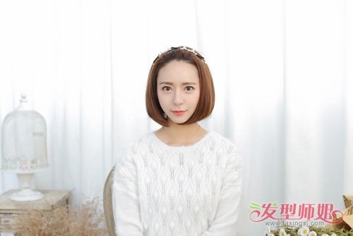 小女生精剪波波頭直發(fā)圖片大全打造女生潮流百搭顯氣質(zhì)短發(fā)風(fēng)