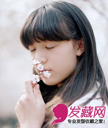 女生長直發(fā)發(fā)型圖片清純甜美顯氣質(zhì)