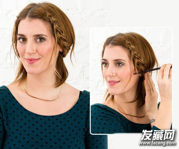 簡單的劉海編發(fā)發(fā)型學會它短發(fā)也能美過長發(fā)