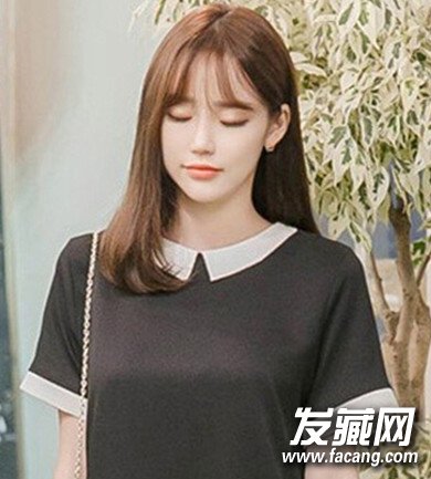 人氣女學生中長發發型推薦，款款甜美修顏