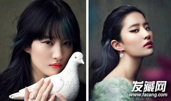楊冪劉亦菲趙麗穎12位女星掀起劉海變女神