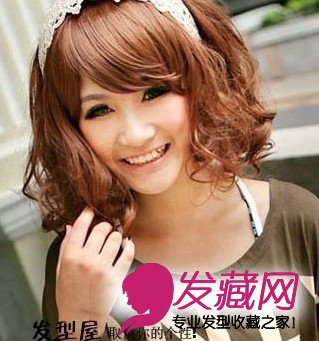 發型設計圖片女時髦卷發發型圖片