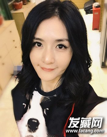 《偶像來了》謝娜發型坡姐留長發十足清新自然風