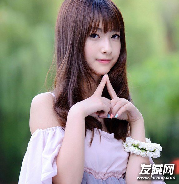 盤點萌妹子的可愛齊劉海發型