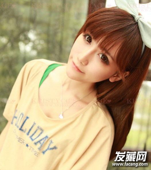 盤點萌妹子的可愛齊劉海發型