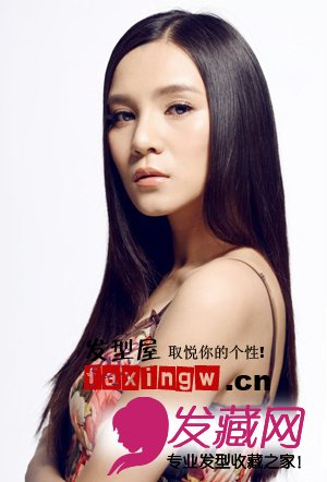 長發(fā)簡(jiǎn)易發(fā)型中戲校花王希維演繹