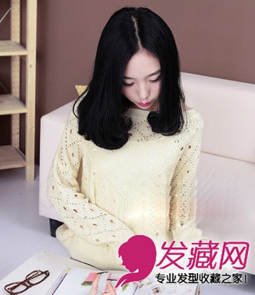 中長發梨花燙發型非主流風味的中長發