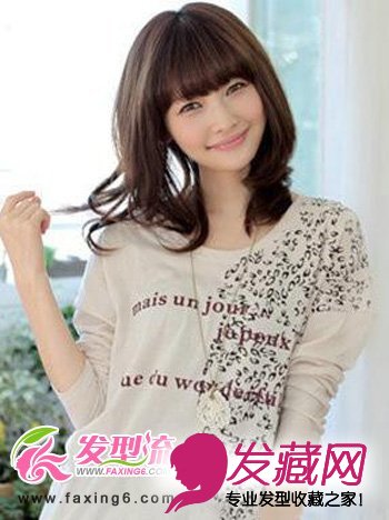 輕輕減齡美美時尚齊劉海發型-齊劉海發型