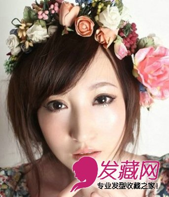斜劉海發(fā)型圖片清新迷人斜劉海發(fā)型圖片